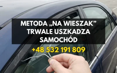 Dlaczego popularna metoda „na wieszak” trwale uszkadza samochód?