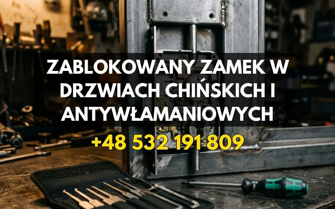 Zablokowany zamek w drzwiach chińskich i antywłamaniowych – jak go otworzyć i czego unikać?